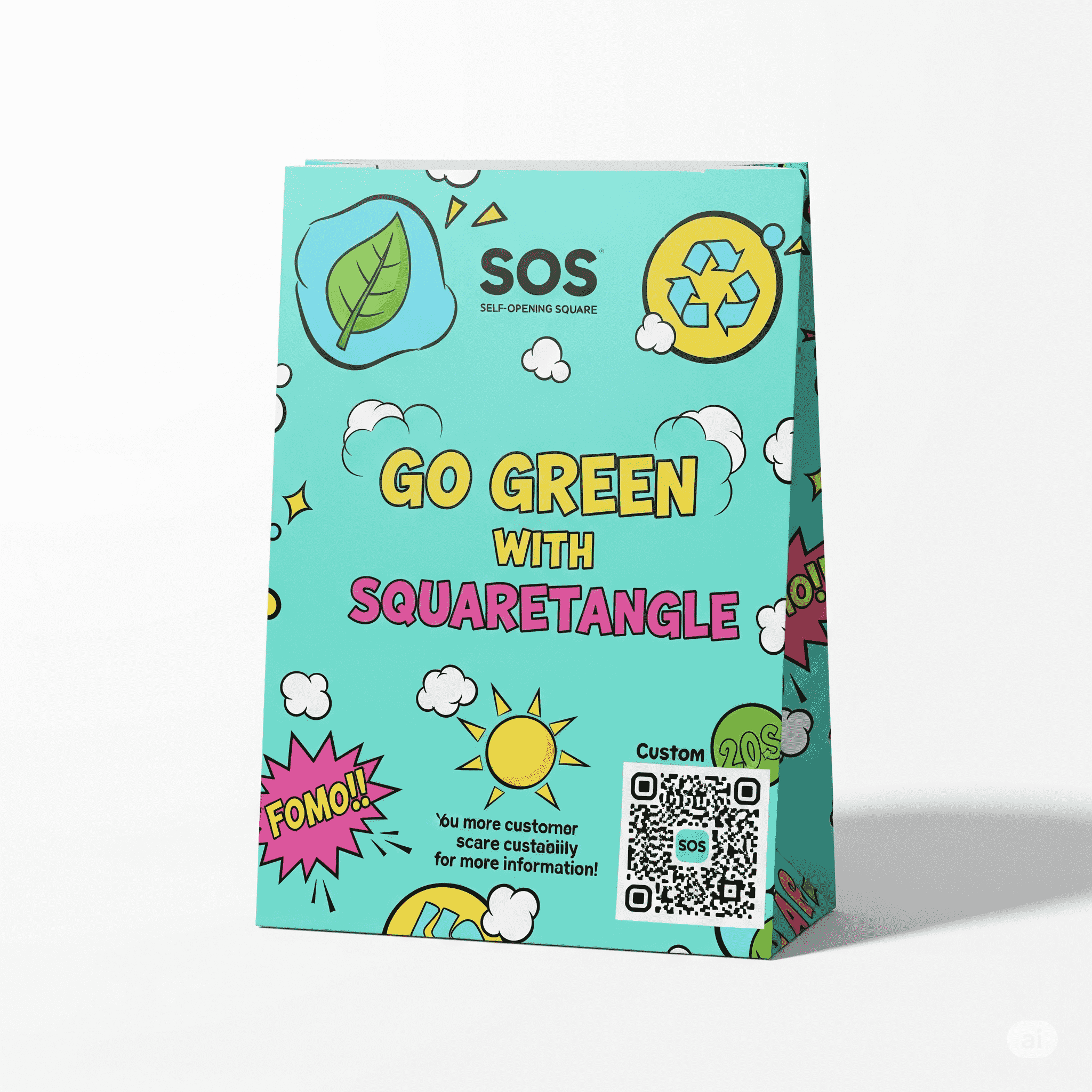 Handle Carry Paper Bag